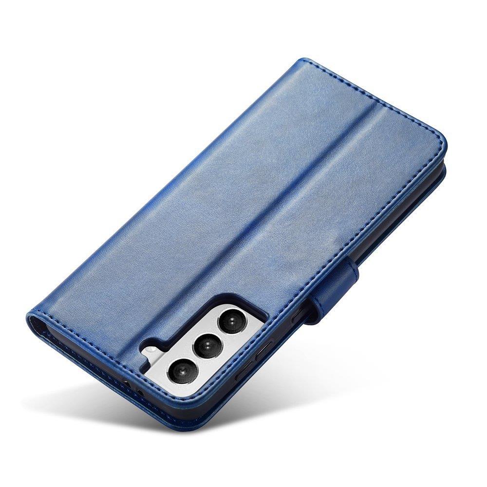 iTok webáruház - Samsung Magnet Case Elegant könyvtok Samsung Galaxy S22+ készülékhez – kék 2 Magnet Case Elegant Case Cover Flip Cover Samsung Galaxy S22 + (S22 Plus) Blue