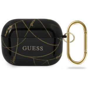 Guess GUACAPTPUCHBK AirPods Pro tok – Gold Chain Collection