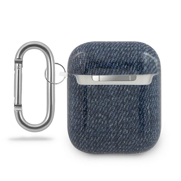 iTok webáruház - Guess Guess GUACA2TPUJULDB AirPods tok, sötétkék – Jeans Collection 2 Guess GUACA2TPUJULDB AirPods cover navy/dark blue Jeans Collection