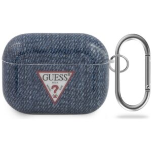 Guess GUACAPTPUJULDB AirPods Pro tok – sötétkék, Jeans Collection