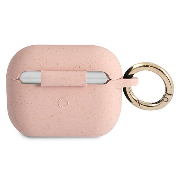 iTok webáruház - Guess Guess GUAPSGGEP AirPods Pro szilikon tok – rózsaszín 2 Guess GUAPSGGEP AirPods Pro cover pink/pink Silicone Glitter