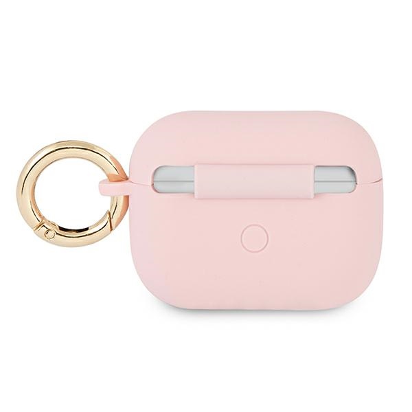 iTok webáruház - Guess Guess GUAPSSSI AirPods Pro szilikon tok – rózsaszín 2 Guess GUAPSSSI AirPods Pro cover pink/pink Silicone Vintage Script