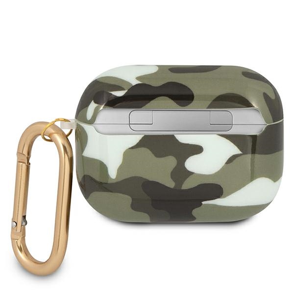 iTok webáruház - Guess Guess GUAPUCAMA AirPods Pro tok – Camouflage 2 Guess GUAPUCAMA AirPods Pro cover green/khaki Camo Collection