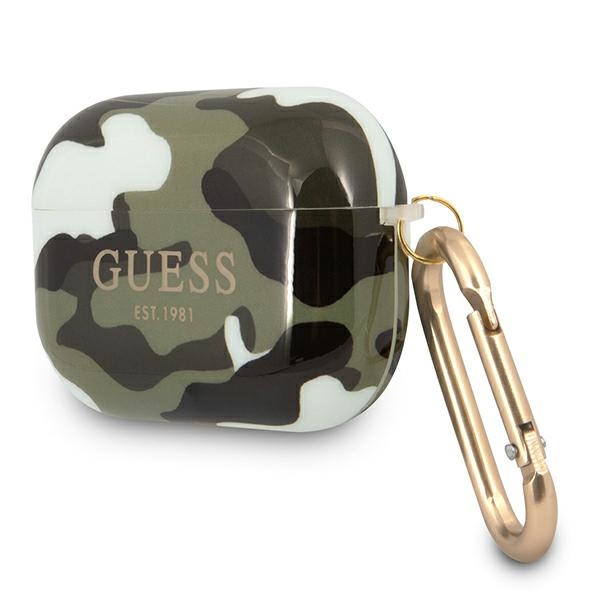 iTok webáruház - Guess Guess GUAPUCAMA AirPods Pro tok – Camouflage 3 Guess GUAPUCAMA AirPods Pro cover green/khaki Camo Collection