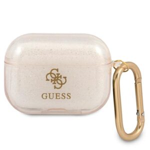 Guess GUAPUCG4GD AirPods Pro tok – Glitter Collection, arany