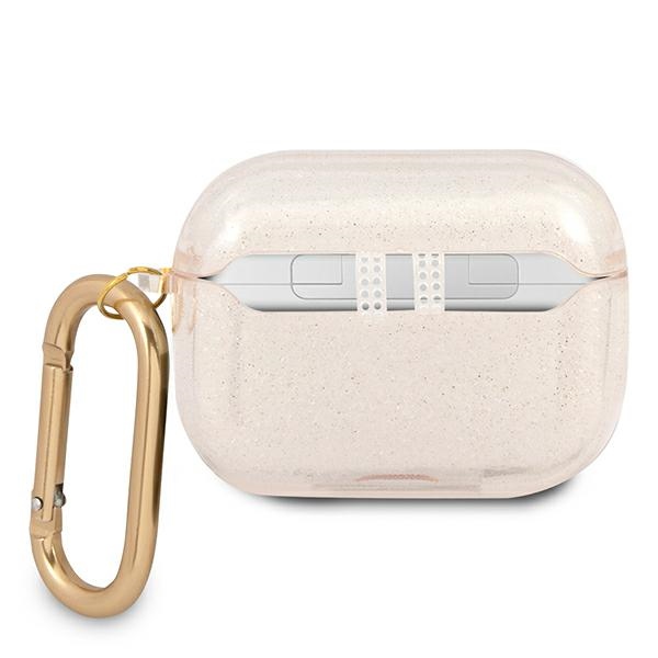 iTok webáruház - Guess Guess GUAPUCG4GD AirPods Pro tok – Glitter Collection, arany 2 Guess GUAPUCG4GD AirPods Pro cover gold/gold Glitter Collection