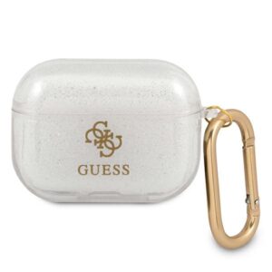Guess GUAPUCG4GT AirPods Pro tok – Glitter, átlátszó