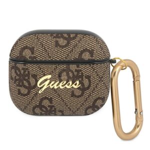 Guess GUA34GSMW AirPods 3 tok – 4G Script Metal Collection, barna