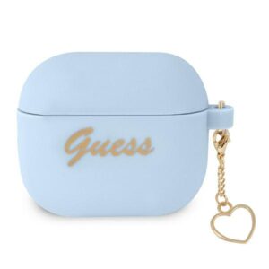Guess GUA3LSCHSB szilikon tok Apple AirPods 3 készülékhez – kék