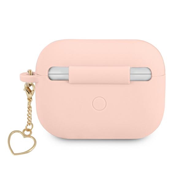 iTok webáruház - Guess Guess GUAPLSCHSP AirPods Pro szilikontok – rózsaszín 2 Guess GUAPLSCHSP AirPods Pro cover pink/pink Silicone Charm Heart Collection