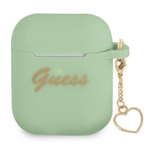Guess GUA2LSCHSN AirPods 1/2 szilikontok – Silicone Heart Charm