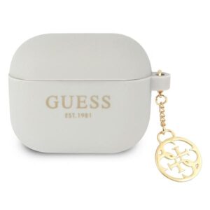 Guess GUA3LSC4EG AirPods 3 szilikon tok – Charm 4G Collection, szürke