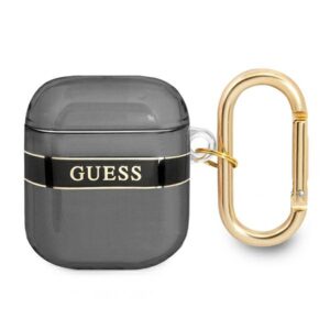 Guess GUA2HHTSK AirPods tok – Strap Collection, fekete/fekete