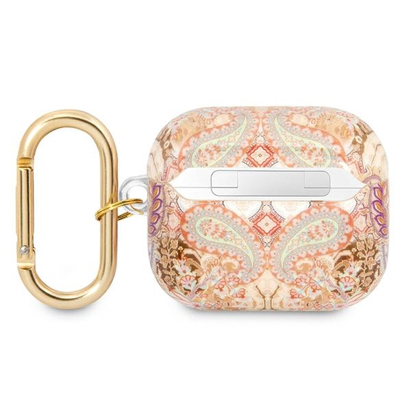 iTok webáruház - Guess Guess GUA3HHFLD AirPods 3 tok – Paisley Strap Collection, arany 2 Guess GUA3HHFLD AirPods 3 cover gold/gold Paisley Strap Collection