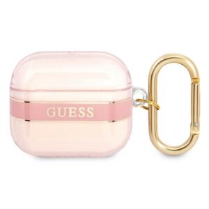 Guess GUA3HHTSP AirPods 3 tok – Strap Collection, rózsaszín