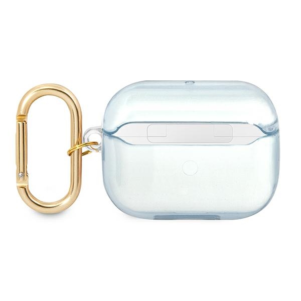 iTok webáruház - Guess Guess GUAPHHTSB AirPods Pro tok – Strap Collection, kék 2 Guess GUAPHHTSB AirPods Pro cover blue/blue Strap Collection