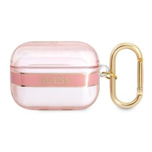 Guess GUAPHHTSP AirPods Pro tok – Strap Collection, rózsaszín
