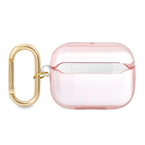 iTok webáruház - Guess Guess GUAPHHTSP AirPods Pro tok – Strap Collection, rózsaszín 2 Guess GUAPHHTSP AirPods Pro cover pink/pink Strap Collection