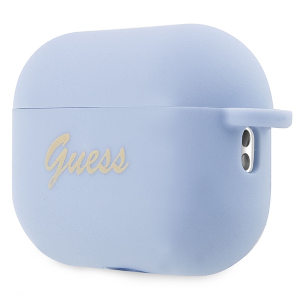 iTok webáruház - Guess Guess GUAP2LSCHSB AirPods Pro 2 szilikontok, kék 3 Guess GUAP2LSCHSB AirPods Pro 2 cover blue/blue Silicone Charm Heart Collection