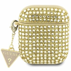 Guess GUA2HDGTPD AirPods 1/2 tok Rhinestone Triangle, arany