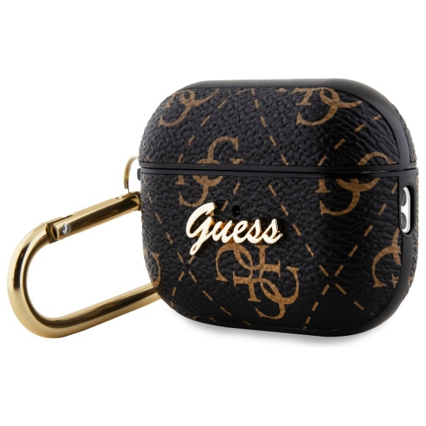 iTok webáruház - Guess Guess GUAP2PG4GPK AirPods Pro 2 (2022/2023) tok, fekete/fekete, 4G Hook 3 Guess GUAP2PG4GPK AirPods Pro 2 (2022/2023) cover black/black 4G Hook