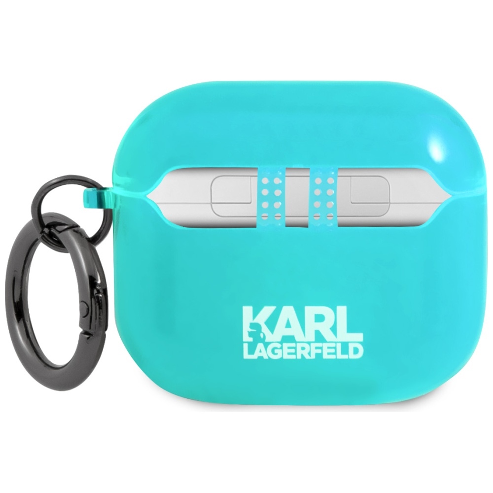 iTok webáruház - Karl Lagerfeld Karl Lagerfeld Choupette tok AirPods 3-hoz (kék) 2 Karl Lagerfeld Choupette Case for AirPods 3 (kék)