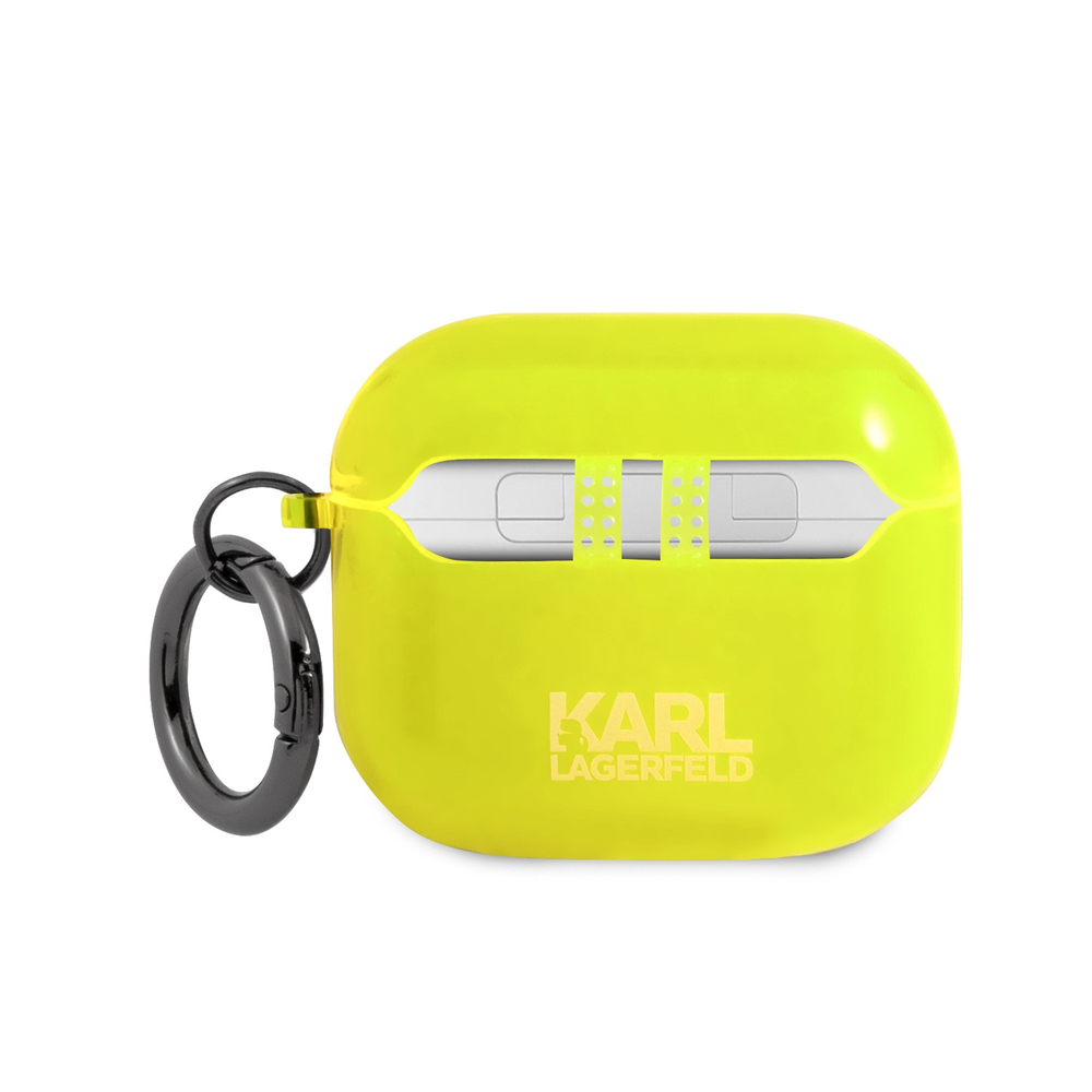 iTok webáruház - Karl Lagerfeld Karl Lagerfeld Choupette tok AirPods 3-hoz (sárga) 2 Karl Lagerfeld Choupette Case for AirPods 3 (sárga)