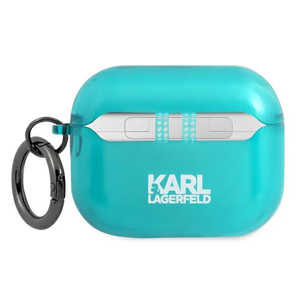 iTok webáruház - Karl Lagerfeld Karl Lagerfeld Choupette tok AirPods Pro-hoz (kék) 2 Karl Lagerfeld Choupette AirPods Pro Case (kék)