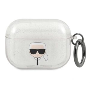 Karl Lagerfeld KLAPUKHGS AirPods Pro tok – Karl’s Head, ezüst