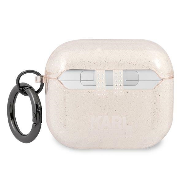 iTok webáruház - Karl Lagerfeld Karl Lagerfeld Glitter Karl’s Head tok AirPods 3-hoz (arany) 2 Karl Lagerfeld Glitter Karl's Head Case for AirPods 3 (arany)