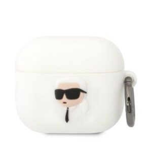 Karl Lagerfeld KLA3RUNIKH szilikon tok AirPods 3-hoz – fehér
