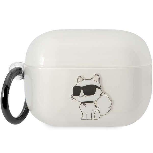 iTok webáruház - Karl Lagerfeld Karl Lagerfeld KLAP2HNCHTCT Choupette tok AirPods Pro 2-höz 1 Karl Lagerfeld KLAP2HNCHTCT Airpods Pro 2 cover transparent Ikonik Choupette
