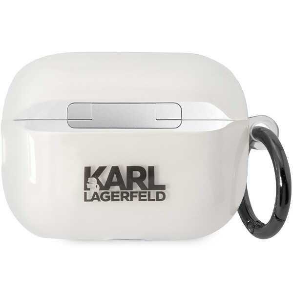 iTok webáruház - Karl Lagerfeld Karl Lagerfeld KLAP2HNCHTCT Choupette tok AirPods Pro 2-höz 2 Karl Lagerfeld KLAP2HNCHTCT Airpods Pro 2 cover transparent Ikonik Choupette