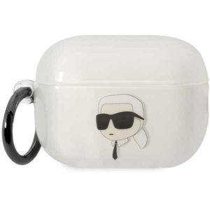 Karl Lagerfeld KLAP2HNIKTCT AirPods Pro 2 tok, átlátszó Ikonik Karl Lagerfeld