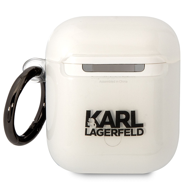 iTok webáruház - Karl Lagerfeld Karl Lagerfeld KLA2HNCHTCT AirPods 1/2 tok – Ikonik Choupette, átlátszó 2 Karl Lagerfeld KLA2HNCHTCT Airpods 1/2 cover transparent Ikonik Choupette