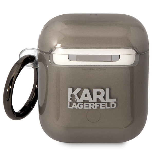 iTok webáruház - Karl Lagerfeld Karl Lagerfeld KLA2HNIKTCK AirPods 1/2 tok – Karl’s Head 2 Karl Lagerfeld KLA2HNIKTCK AirPods 1/2 cover black/black Karl`s Head