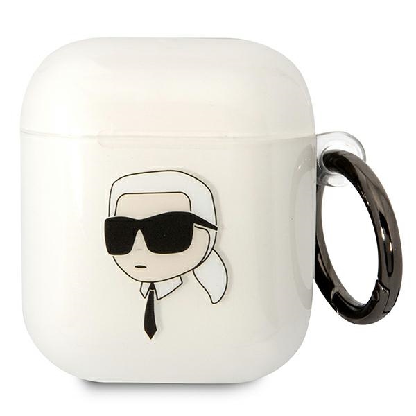 iTok webáruház - Karl Lagerfeld Karl Lagerfeld KLA2HNIKTCT tok AirPods 1/2-höz – Karl’s Head 1 Karl Lagerfeld KLA2HNIKTCT AirPods 1/2 cover transparent Karl`s Head