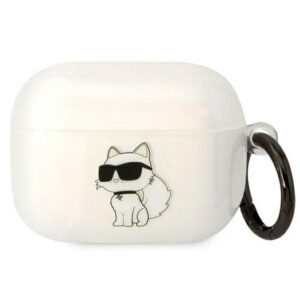 Karl Lagerfeld KLAPHNCHTCT átlátszó tok AirPods Pro 1. generációhoz – Ikonik Choupette