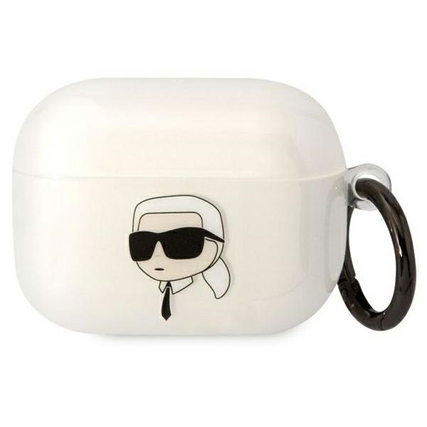iTok webáruház - Karl Lagerfeld Karl Lagerfeld KLAPHNIKTCT AirPods Pro tok – Karl’s Head 1 Karl Lagerfeld KLAPHNIKTCT AirPods Pro cover transparent Karl`s Head