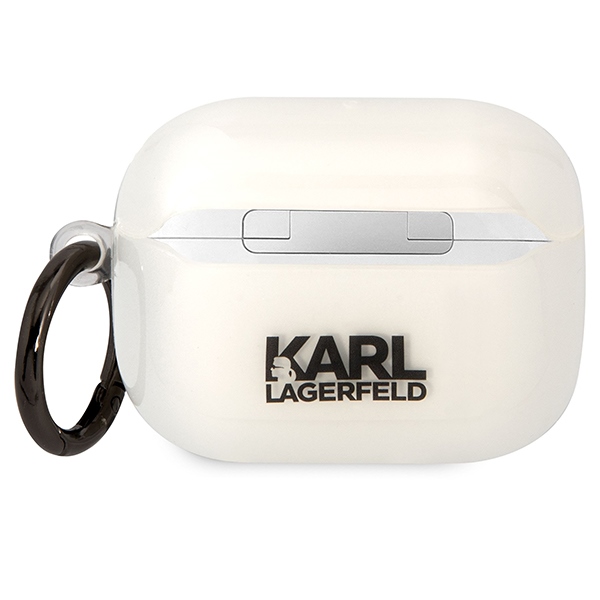 iTok webáruház - Karl Lagerfeld Karl Lagerfeld KLAPHNIKTCT AirPods Pro tok – Karl’s Head 2 Karl Lagerfeld KLAPHNIKTCT AirPods Pro cover transparent Karl`s Head