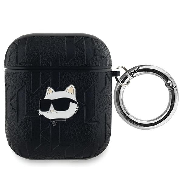 iTok webáruház - Karl Lagerfeld Karl Lagerfeld Monogram Choupette Head tok AirPods 1/2-höz (fekete) 1 Karl Lagerfeld Monogram Choupette Head case for AirPods 1 / 2 (fekete)