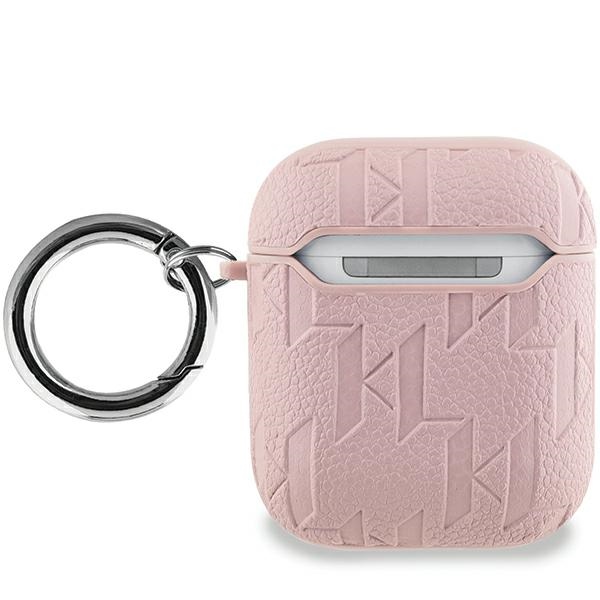 iTok webáruház - Karl Lagerfeld Karl Lagerfeld Monogram Choupette Head tok AirPods 1/2-höz (rózsaszín) 2 Karl Lagerfeld Monogram Choupette Head case for AirPods 1 / 2 (rózsaszín)