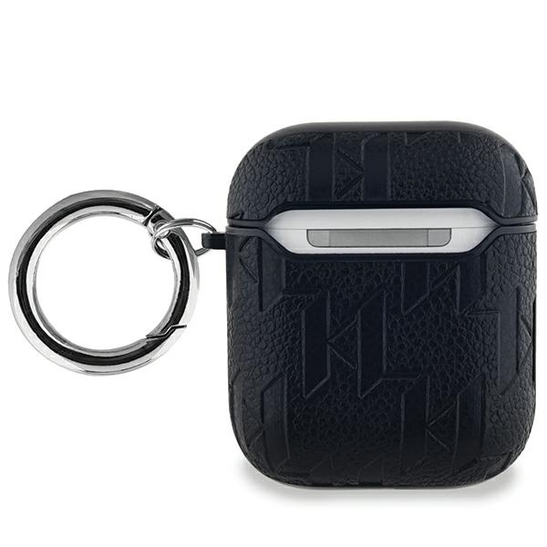 iTok webáruház - Karl Lagerfeld Karl Lagerfeld Monogram Karl Head tok AirPods 1/2 készülékhez (fekete) 2 Karl Lagerfeld Monogram Karl Head case for AirPods 1 / 2 (fekete)