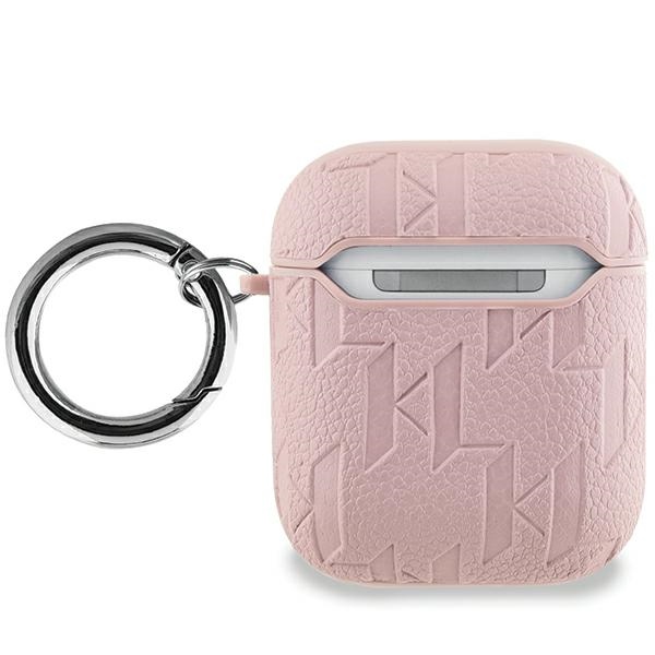 iTok webáruház - Karl Lagerfeld Karl Lagerfeld Monogram Karl Head tok AirPods 1/2-höz (rózsaszín) 2 Karl Lagerfeld Monogram Karl Head case for AirPods 1 / 2 (rózsaszín)