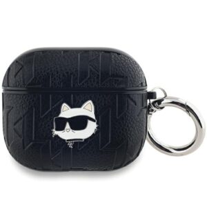 Karl Lagerfeld Monogram Choupette Head tok AirPods 3-hoz (fekete)