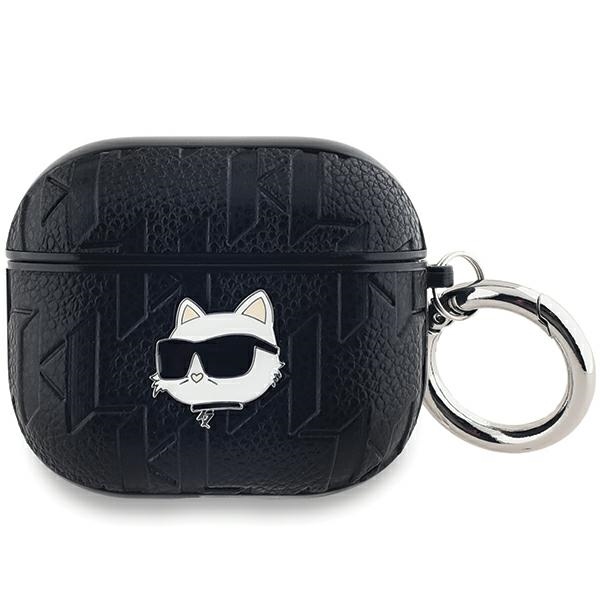 iTok webáruház - Karl Lagerfeld Karl Lagerfeld Monogram Choupette Head tok AirPods 3-hoz (fekete) 1 Karl Lagerfeld Monogram Choupette Head case for AirPods 3 (fekete)