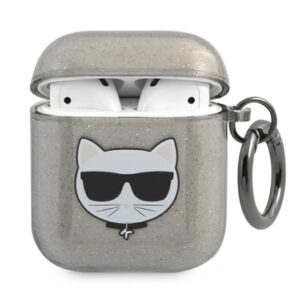 Karl Lagerfeld KLA2UCHGK AirPods 1/2 tok – Choupette, fekete