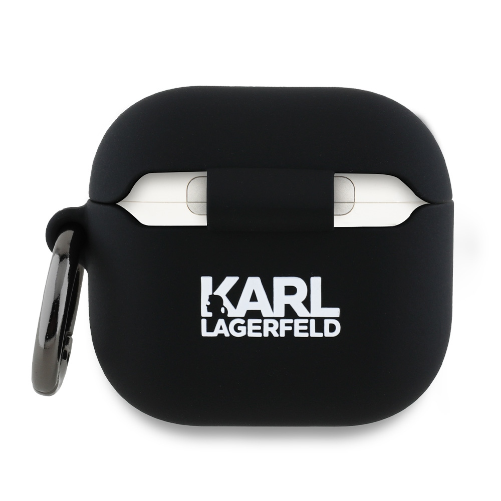 iTok webáruház - Karl Lagerfeld Karl Lagerfeld Silicone Choupette Head 3D szilikon tok AirPods 4-hez (fekete) 2 Karl Lagerfeld Silicone Choupette Head 3D Case for AirPods 4 (fekete)