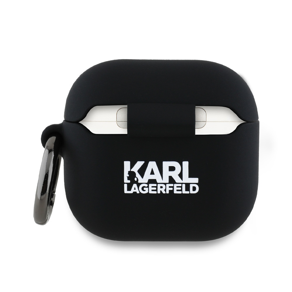 iTok webáruház - Karl Lagerfeld Karl Lagerfeld Silicone Karl&Choupette Head 3D szilikon tok AirPods 4 készülékhez (fekete) 2 Karl Lagerfeld Silicone Karl&Chaupette Head 3D Case for AirPods 4 (fekete)