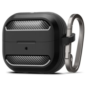 Spigen Rugged Armor tok Samsung Galaxy Buds 3 / 3 Pro készülékhez (fekete)